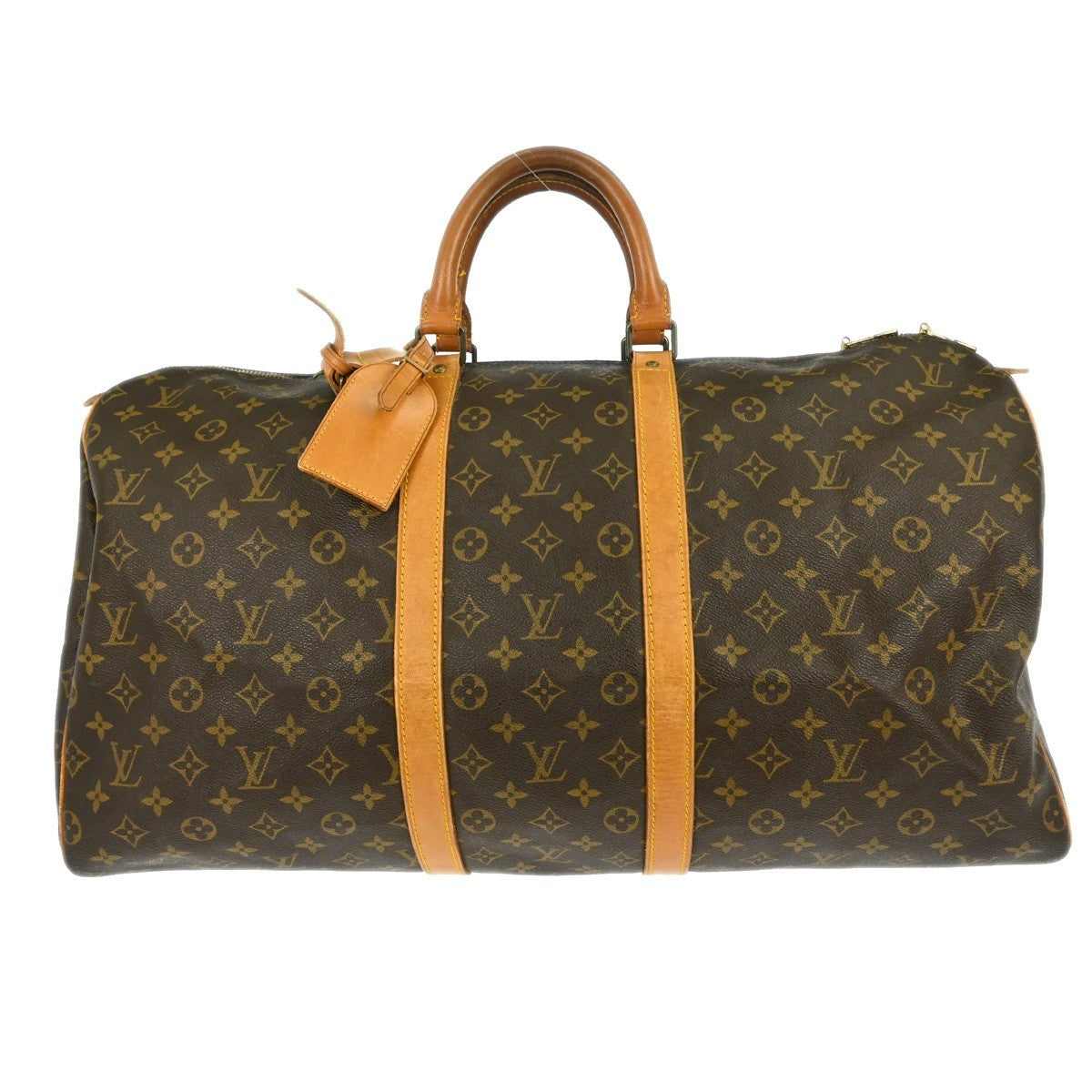 Louis Vuitton Louis Vuitton Keepall Bag Monogram Canvas Brown Canvas Travel Bag Bag (Authentic Pre-Loved)