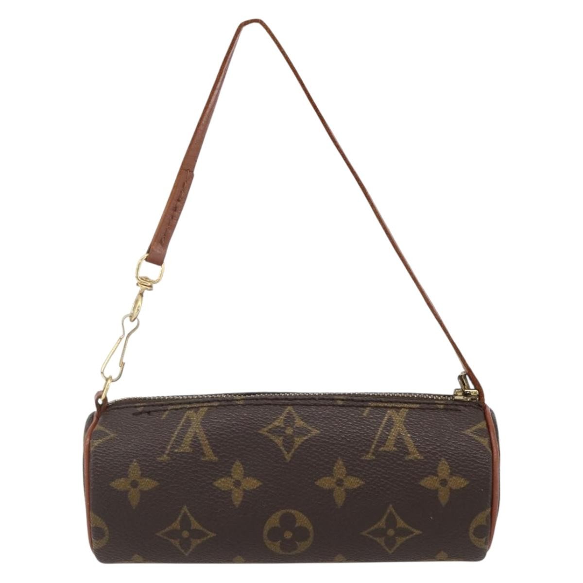 Louis Vuitton Papillon Pochette Monogram Canvas Brown Canvas Clutche & Pouche Bag (Authentic Pre-Loved)