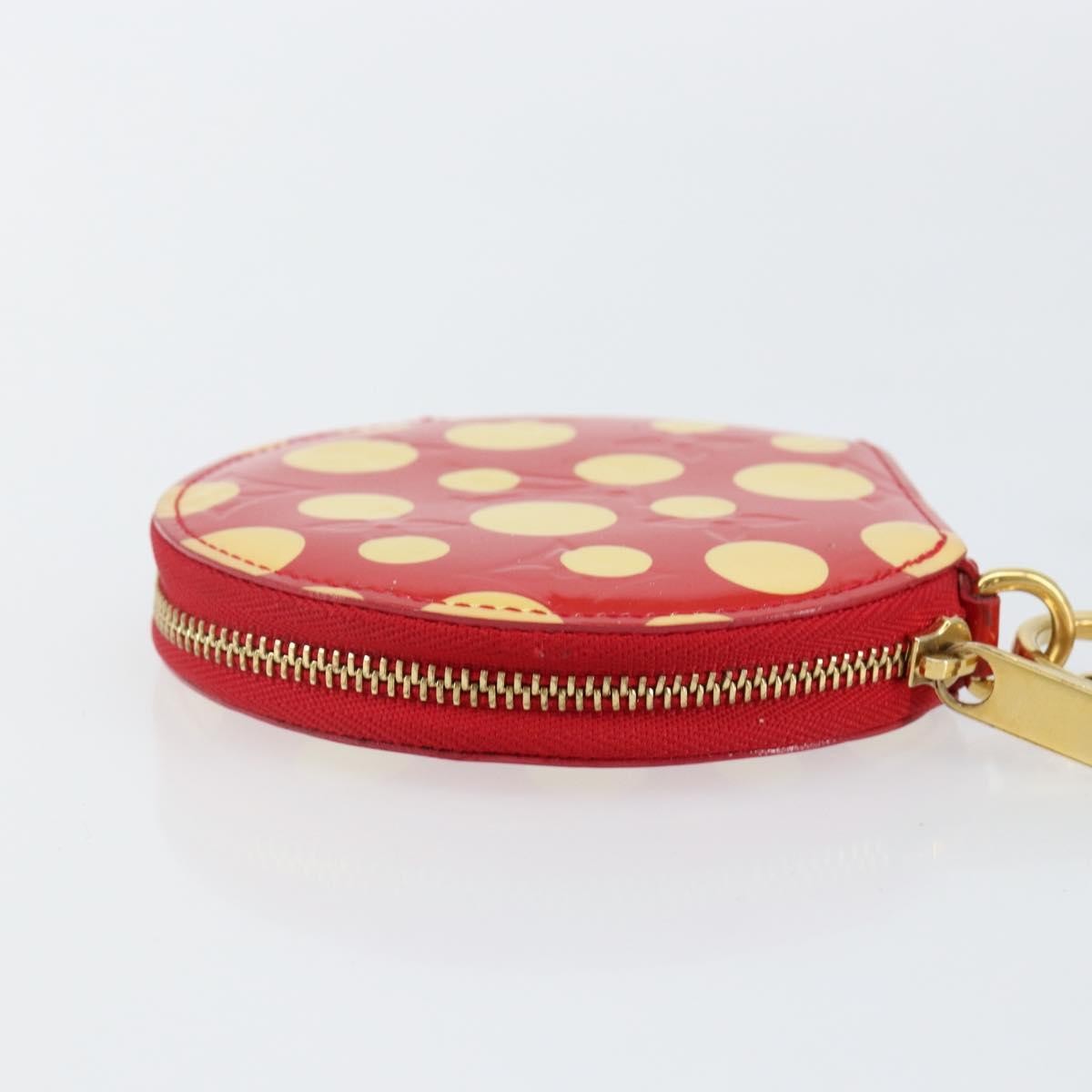 Louis Vuitton Boite Chapeau Coin Purse Patent Leather Red Patent_Leather Wallets Accessory (Authentic Pre-Loved)
