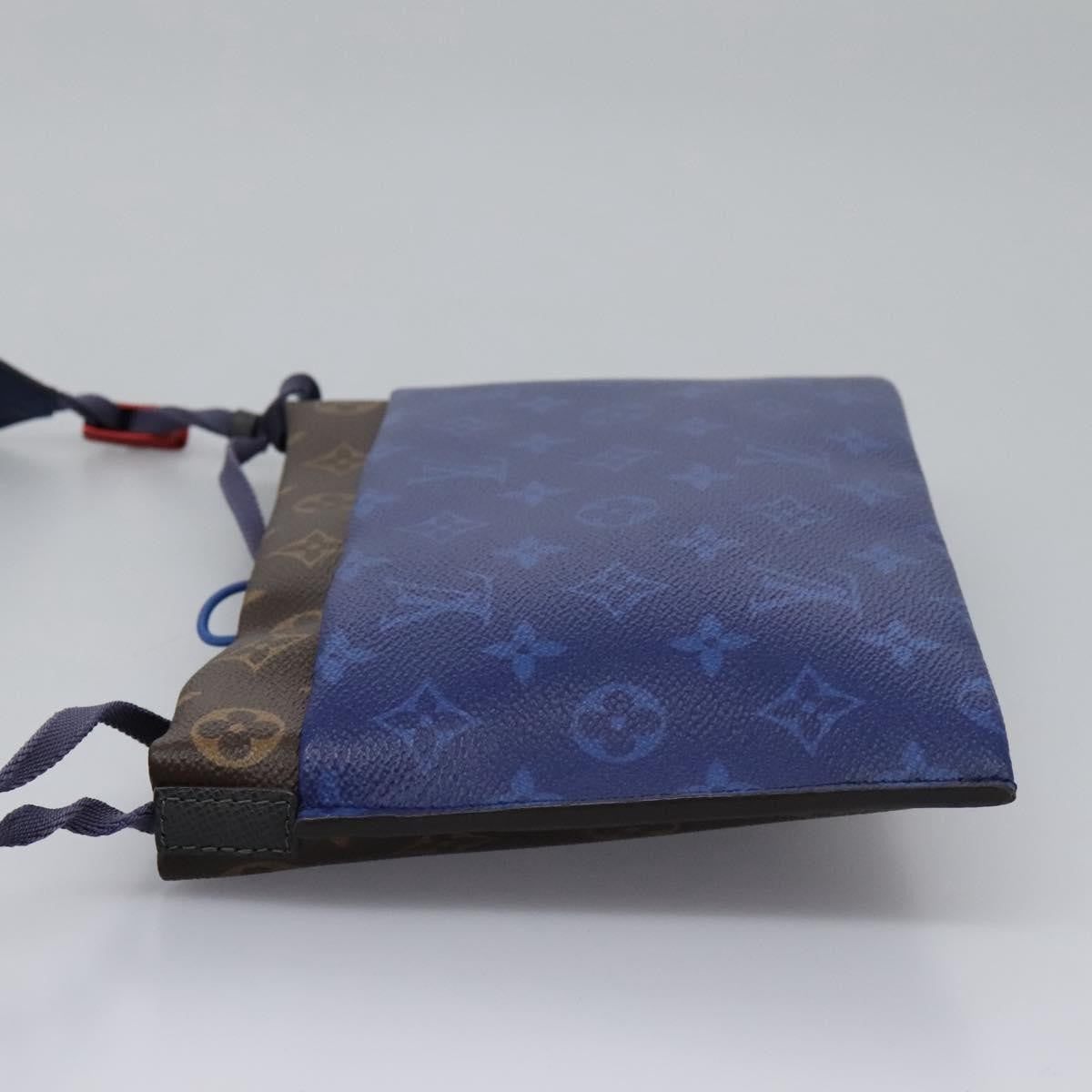 Louis Vuitton Outdoor Pouch Limited Edition Monogram Pacific Canvas Blue Canvas Shoulder Bag Bag (Authentic Pre-Loved)