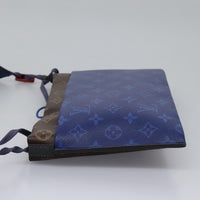 Louis Vuitton Outdoor Pouch Limited Edition Monogram Pacific Canvas Blue Canvas Shoulder Bag Bag (Authentic Pre-Loved)