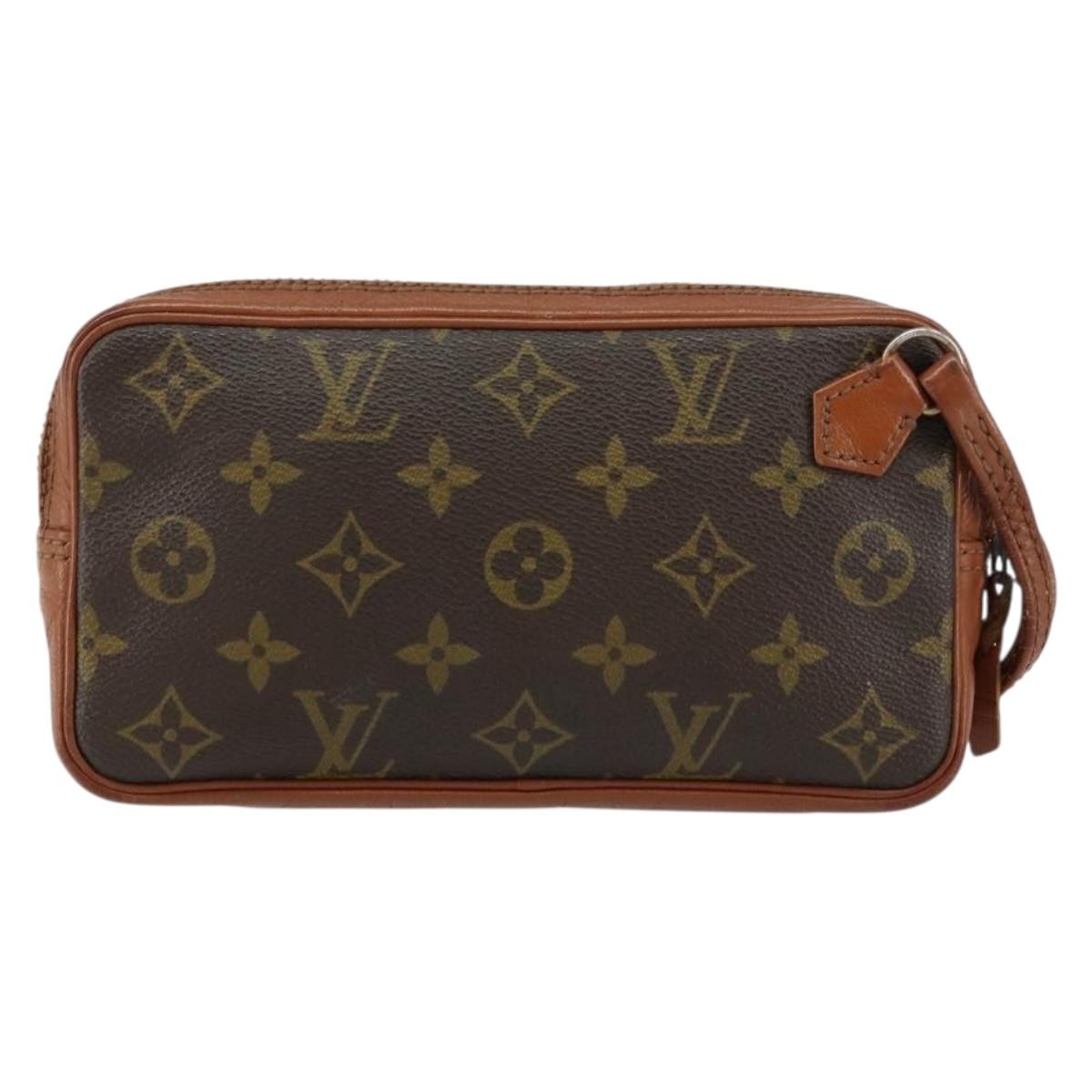 Louis Vuitton Louis Vuitton Pochette Sports Monogram Canvas Brown Canvas Clutche & Pouche Bag (Pre-Loved)