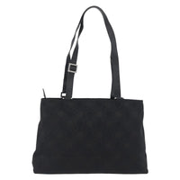 Salvatore Ferragamo Salvatore Ferragamo Gancini Tote Gancini Canvas Black Canvas Tote Bag Bag (Pre-Loved)