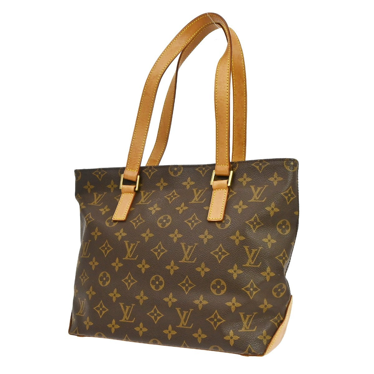 Louis Vuitton Cabas Piano Monogram Canvas Brown Canvas Tote Bag Bag (Pre-Loved)