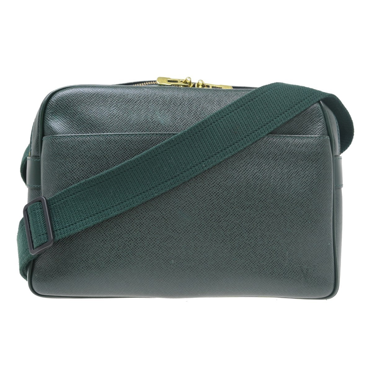 Louis Vuitton Louis Vuitton Reporter Bag Taiga Leather Green Leather Shoulder Bag Bag (Pre-Loved)