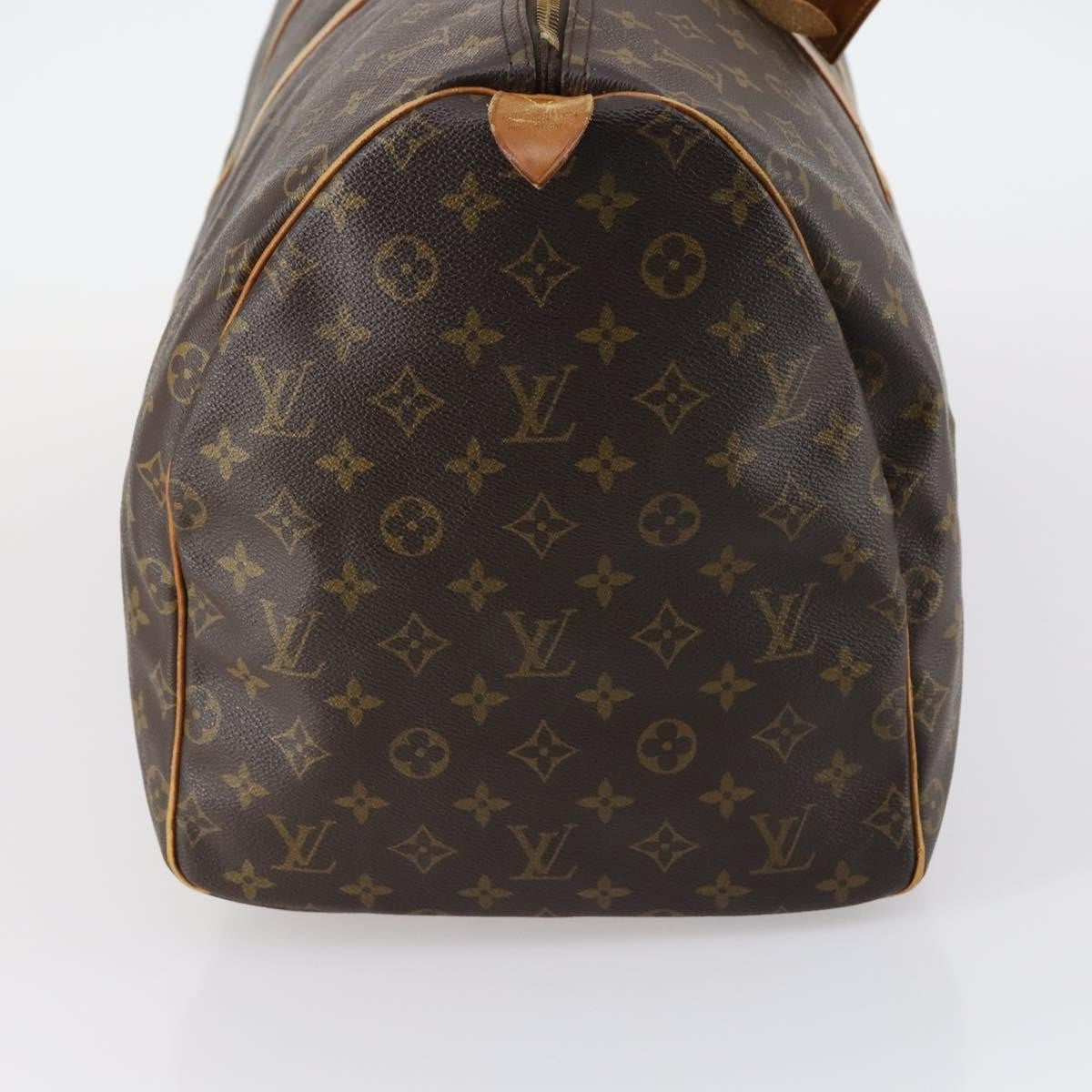 Louis Vuitton Keepall Bag Monogram Canvas Brown Canvas Travel Bag Bag (Pre-Loved)