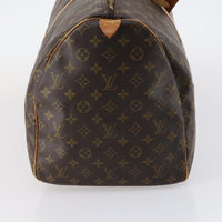 Louis Vuitton Keepall Bag Monogram Canvas Brown Canvas Travel Bag Bag (Pre-Loved)