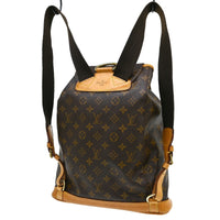 Louis Vuitton Vintage Montsouris Backpack Monogram Canvas Brown Canvas Backpack Bag (Authentic Pre-Loved)