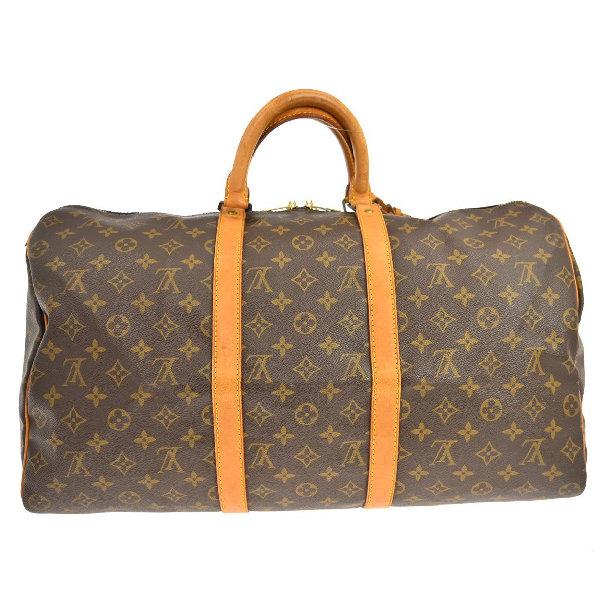 Louis Vuitton Louis Vuitton Keepall Bag Monogram Canvas Brown Canvas Travel Bag Bag (Pre-Loved)