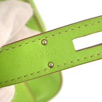 Hermes Jypsiere Bag Swift Green Leather Shoulder Bag Bag (Authentic Pre-Loved)