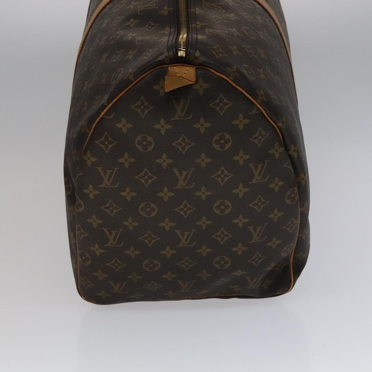Louis Vuitton Keepall Bag Monogram Canvas Brown Canvas Travel Bag Bag (Authentic Pre-Loved)
