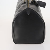 Louis Vuitton Keepall Bag Epi Leather Black Leather Travel Bag Bag (Pre-Loved)
