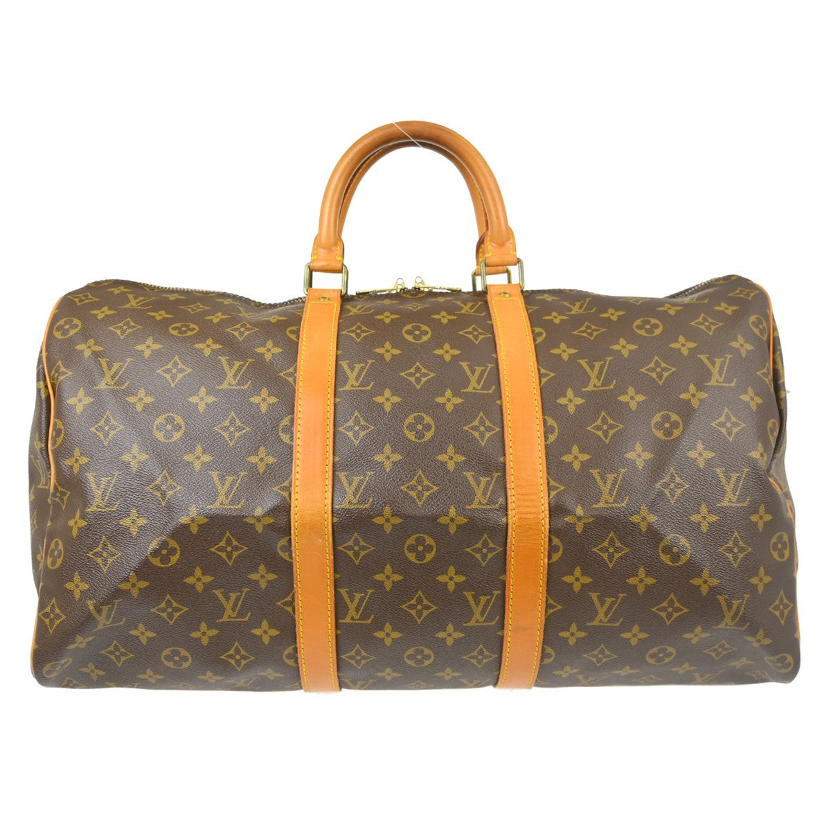 Louis Vuitton Louis Vuitton Keepall Bag Monogram Canvas Brown Canvas Travel Bag Bag (Authentic Pre-Loved)