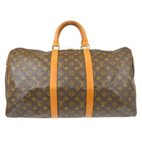 Louis Vuitton Louis Vuitton Keepall Bag Monogram Canvas Brown Canvas Travel Bag Bag (Authentic Pre-Loved)