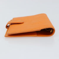 Louis Vuitton Agenda Cover Epi Leather Orange Leather Wallets Accessory (Authentic Pre-Loved)