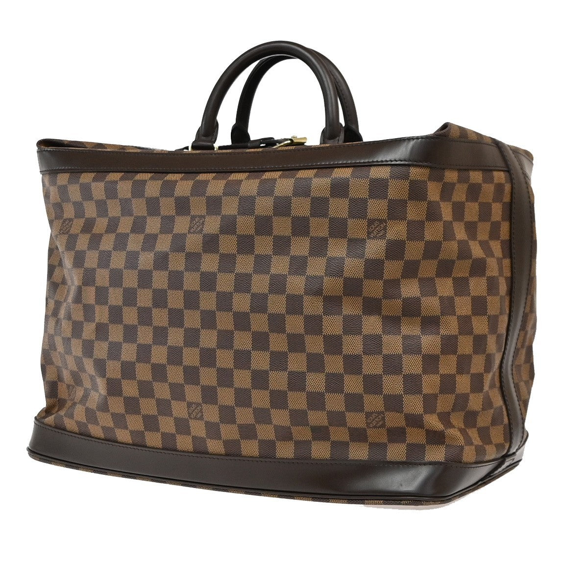 Louis Vuitton Louis Vuitton Grimaud Handbag Damier Brown Leather Travel Bag Bag (Authentic Pre-Loved)
