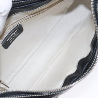 Salvatore Ferragamo Gancini Shoulder Bag Leather Black Leather Shoulder Bag Bag (Authentic Pre-Loved)