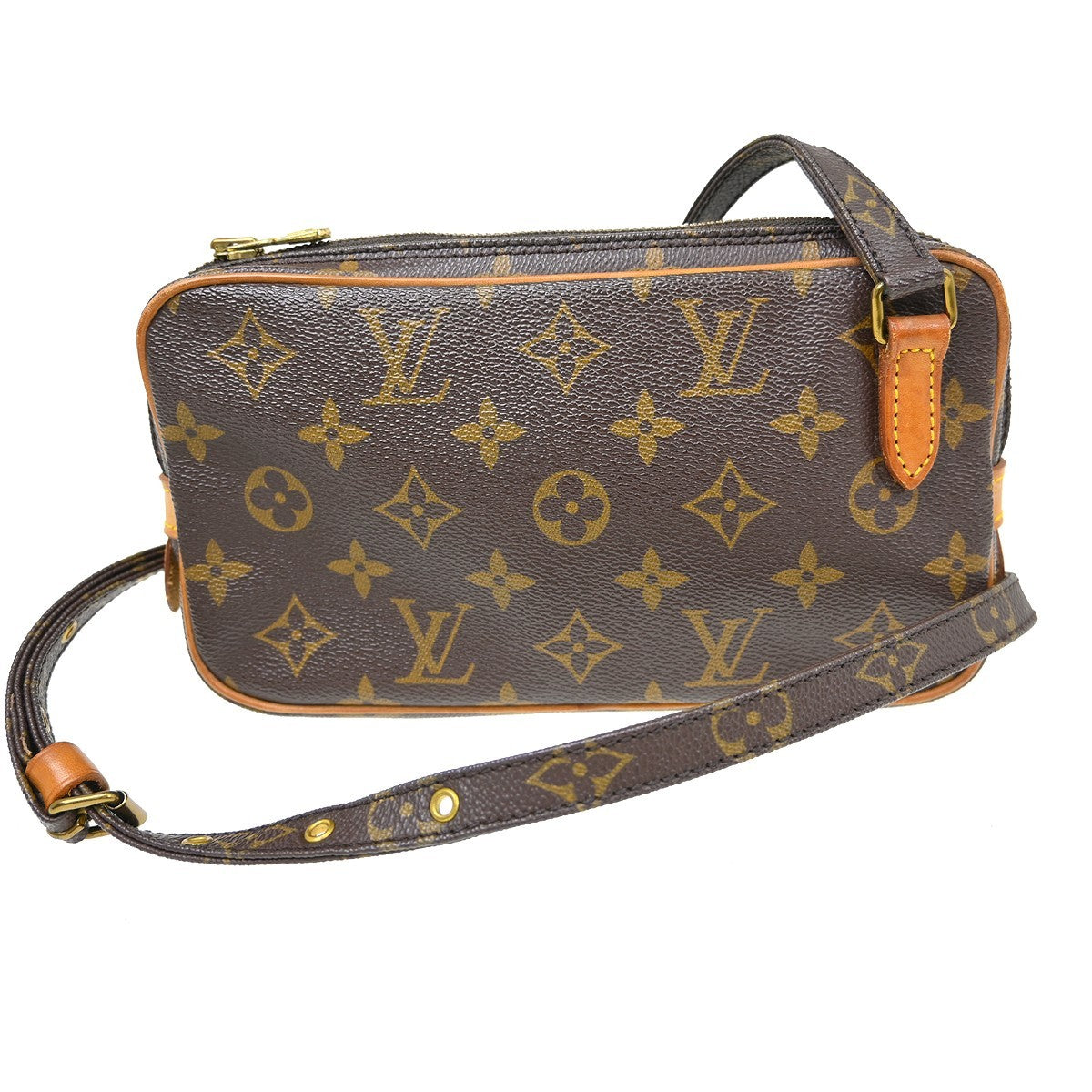 Louis Vuitton Louis Vuitton Pochette Marly Bandouliere Bag Monogram Canvas Brown Canvas Shoulder Bag Bag (Authentic Pre-Loved)
