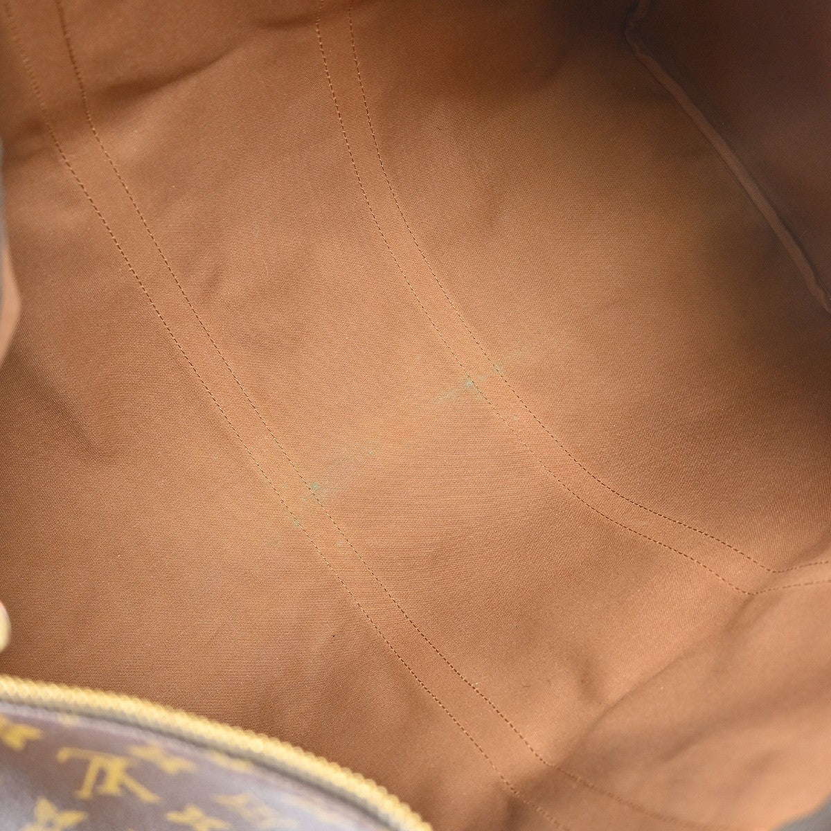 Louis Vuitton Keepall Bag Monogram Canvas Brown Canvas Travel Bag Bag (Authentic Pre-Loved)