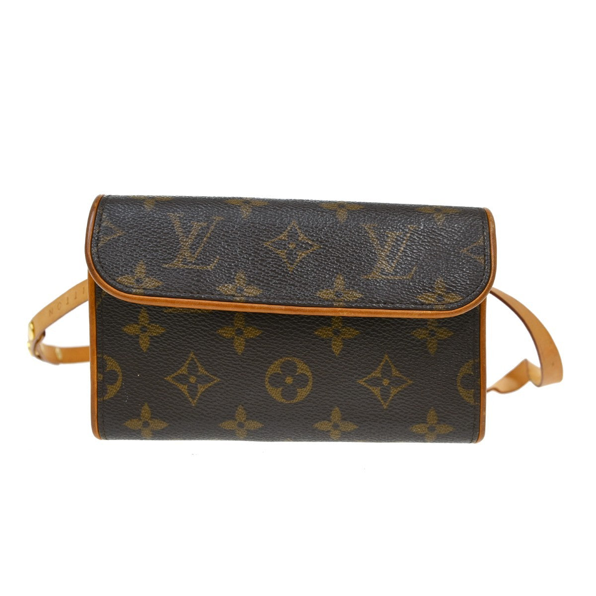 Louis Vuitton Louis Vuitton Florentine Waist Bag Monogram Canvas Brown Canvas Clutche & Pouche Bag (Authentic Pre-Loved)