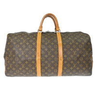 Louis Vuitton Louis Vuitton Keepall Bag Monogram Canvas Brown Canvas Travel Bag Bag (Pre-Loved)