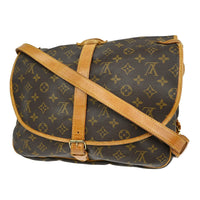 Louis Vuitton Louis Vuitton Saumur Handbag Monogram Canvas Brown Canvas Shoulder Bag Bag (Pre-Loved)