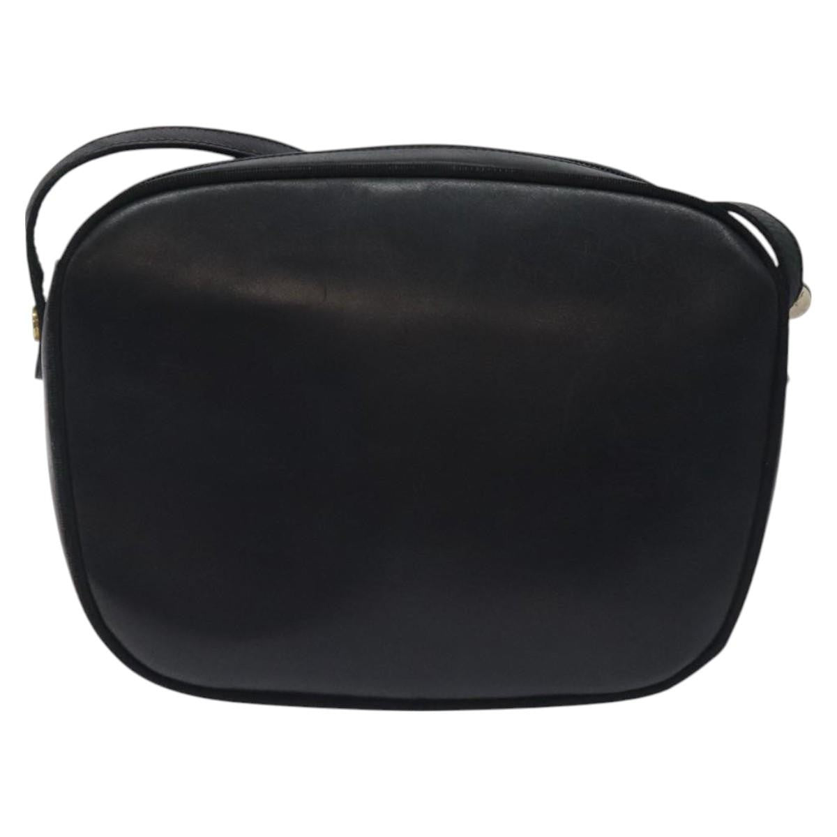 Salvatore Ferragamo Vala Shoulder Bag Leather Navy Leather Shoulder Bag Bag (Authentic Pre-Loved)