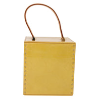 Louis Vuitton Bleecker Box Bag Monogram Vernis Beige Patent_Leather Clutche & Pouche Bag (Authentic Pre-Loved)
