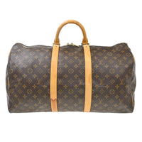 Louis Vuitton Louis Vuitton Keepall Bag Monogram Canvas Brown Canvas Travel Bag Bag (Pre-Loved)