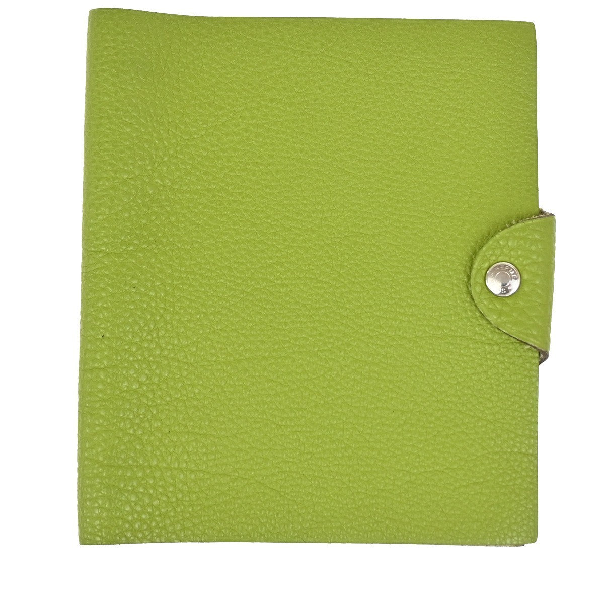 Hermes Hermes Ulysse Agenda Cover Leather Green Leather Wallets Accessory (Authentic Pre-Loved)
