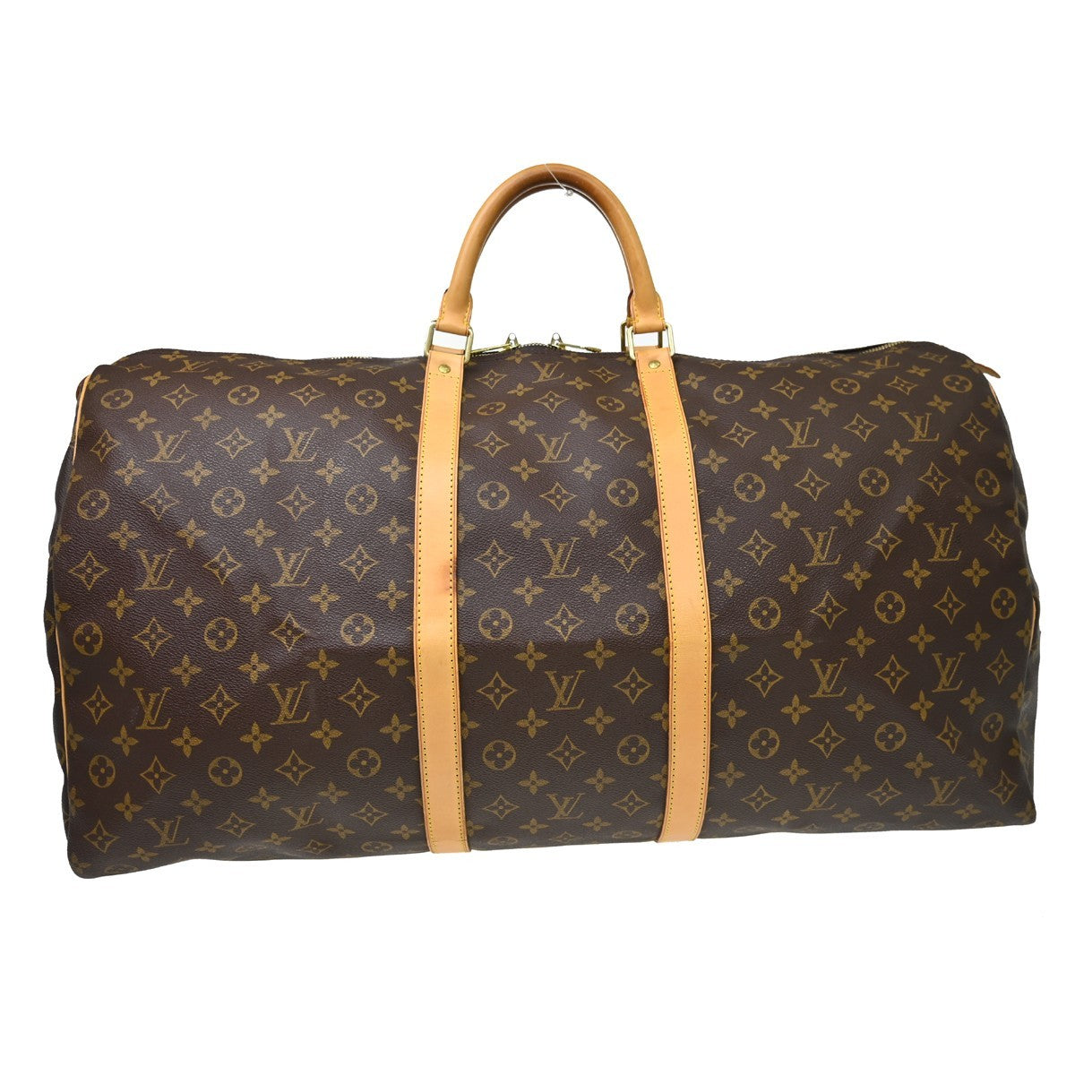 Louis Vuitton Louis Vuitton Keepall Bag Monogram Canvas Brown Canvas Travel Bag Bag (Pre-Loved)