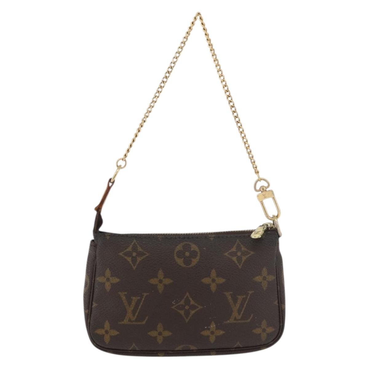 Louis Vuitton Pochette Accessoires Monogram Canvas Brown Canvas Clutche & Pouche Bag (Authentic Pre-Loved)