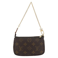 Louis Vuitton Pochette Accessoires Monogram Canvas Brown Canvas Clutche & Pouche Bag (Authentic Pre-Loved)