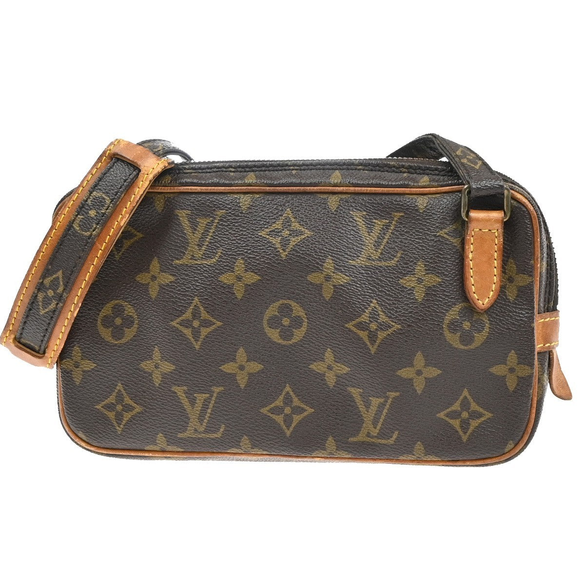 Louis Vuitton Pochette Marly Bandouliere Bag Monogram Canvas Brown Canvas Shoulder Bag Bag (Authentic Pre-Loved)