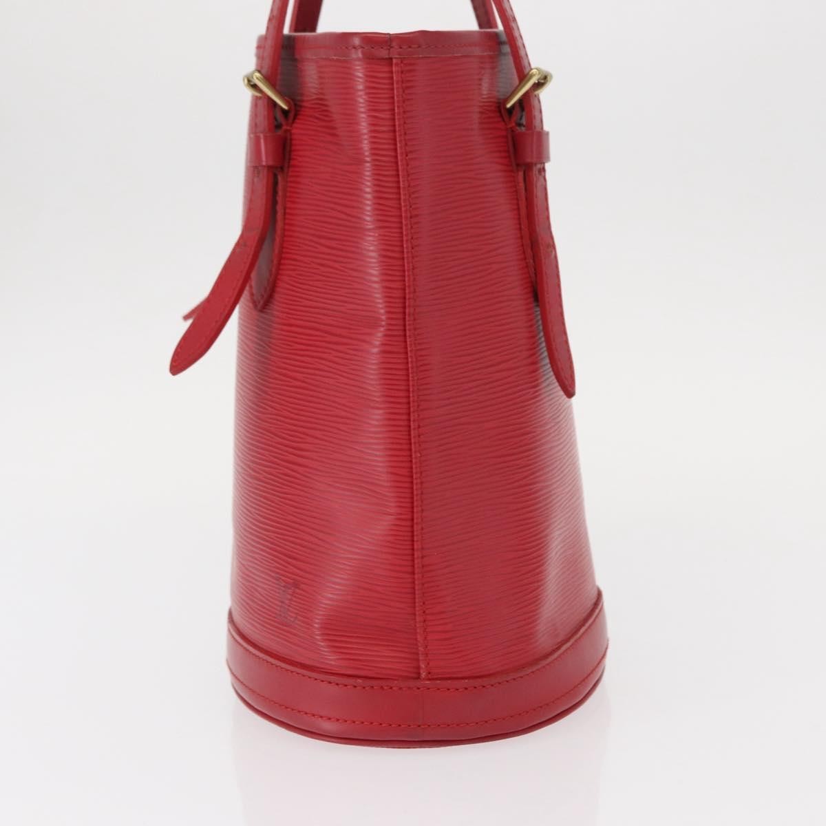 Louis Vuitton Bucket Bag Epi Leather Red Leather Shoulder Bag Bag (Authentic Pre-Loved)