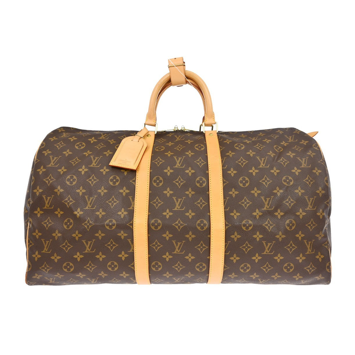 Louis Vuitton Louis Vuitton Keepall Bag Monogram Canvas Brown Canvas Travel Bag Bag (Pre-Loved)