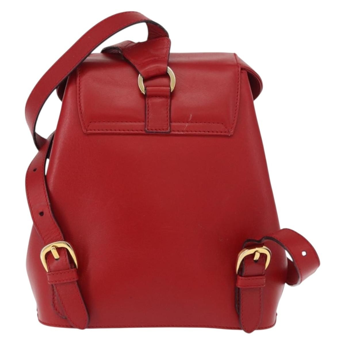 brief backpack leather ferragamo Salvatore Mens Calfskin Backpack, Loden Green two separate inner compartments Ferragamo Men's Revival Leather Backpack