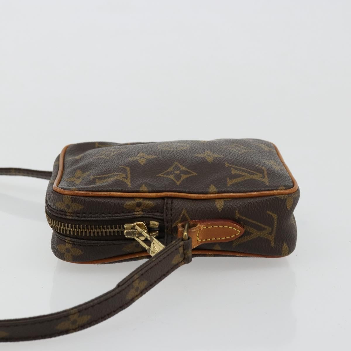 Louis Vuitton Danube Handbag Monogram Canvas Brown Canvas Shoulder Bag Bag (Pre-Loved)
