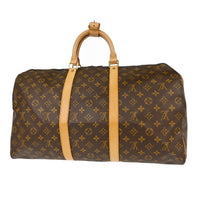 Louis Vuitton Louis Vuitton Keepall Bag Monogram Canvas Brown Canvas Travel Bag Bag (Authentic Pre-Loved)