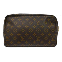 Louis Vuitton Louis Vuitton Trousse Toiletry Pouch Monogram Canvas Brown Canvas Clutche & Pouche Bag (Pre-Loved)