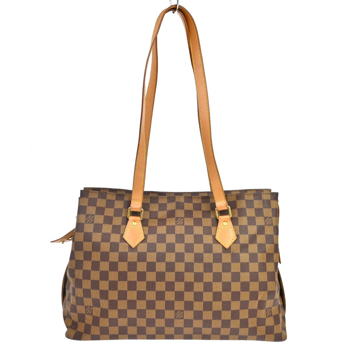 Louis Vuitton Chelsea Handbag Centenaire Damier Brown Canvas Tote Bag Bag (Authentic Pre-Loved)