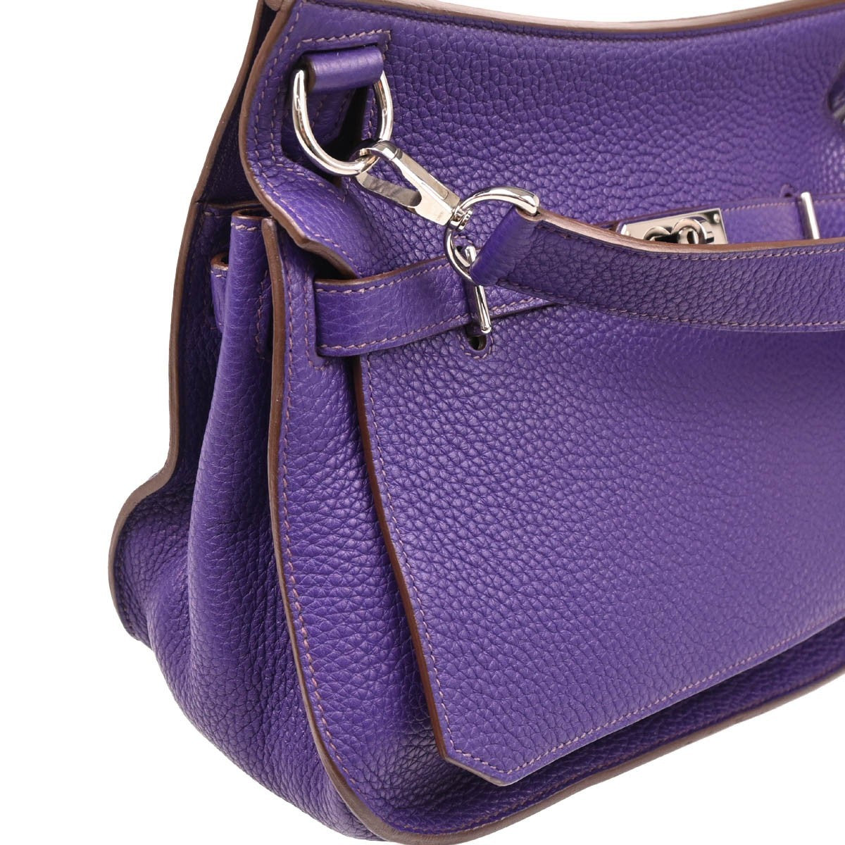 Hermes Jypsiere Bag Clemence Blue Leather Shoulder Bag Bag (Authentic Pre-Loved)