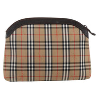 Burberry Nova Check Pochette Canvas Beige Canvas Clutche & Pouche Bag (Pre-Loved)