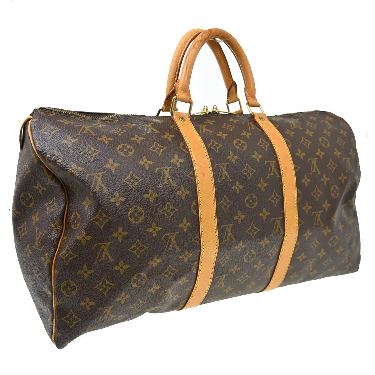Louis Vuitton Louis Vuitton Keepall Bag Monogram Canvas Brown Canvas Travel Bag Bag (Pre-Loved)