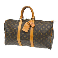 Louis Vuitton Louis Vuitton Keepall Bag Monogram Canvas Brown Canvas Travel Bag Bag (Authentic Pre-Loved)