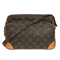 Louis Vuitton Nil Messenger Bag Monogram Canvas Brown Canvas Shoulder Bag Bag (Authentic Pre-Loved)
