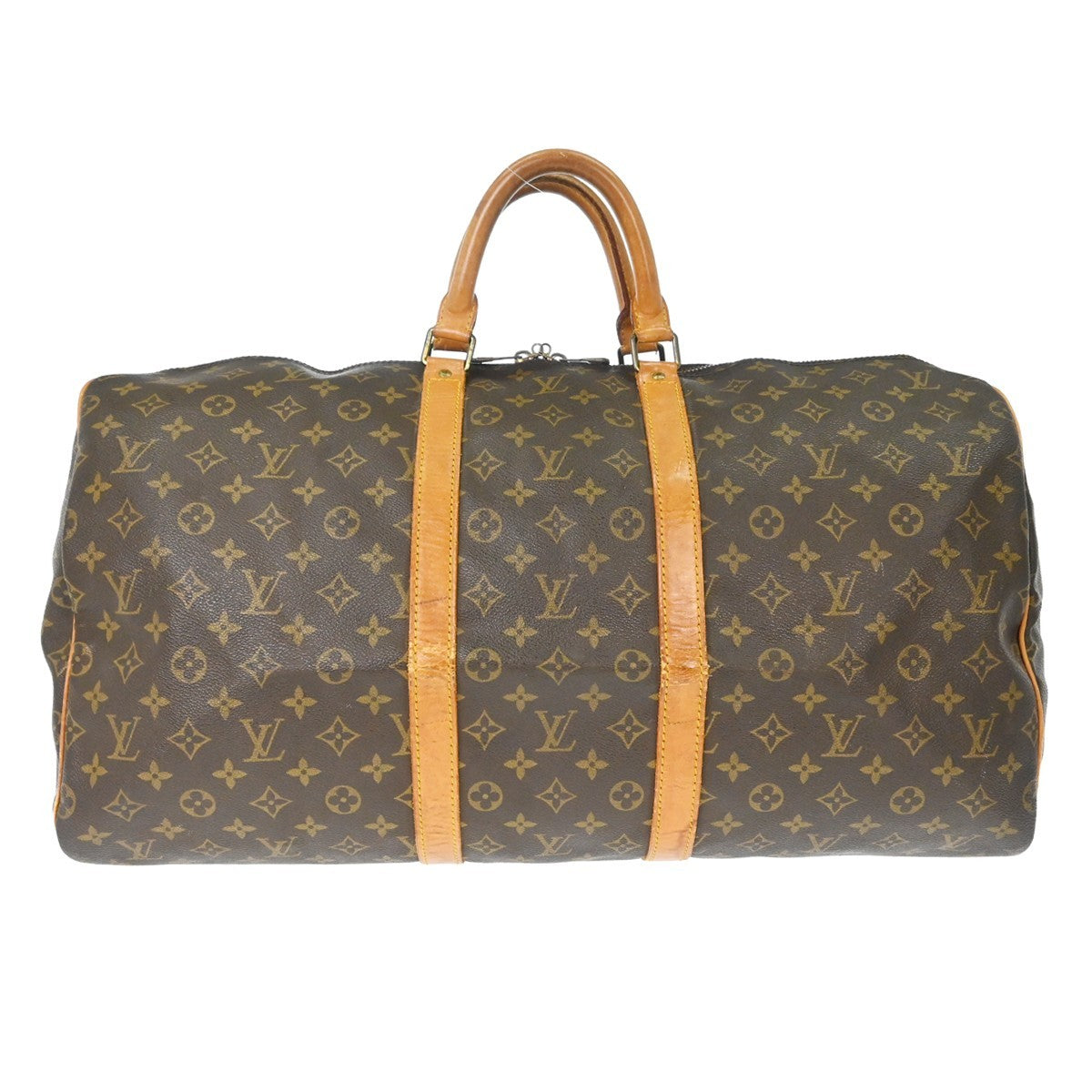 Louis Vuitton Louis Vuitton Keepall Bag Monogram Canvas Brown Canvas Travel Bag Bag (Authentic Pre-Loved)