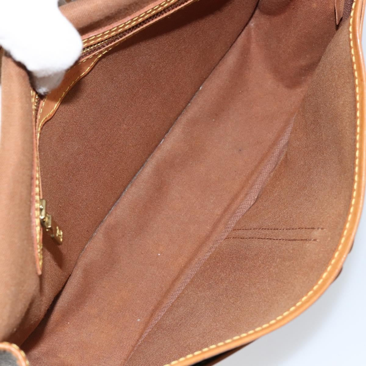 Louis Vuitton Sac Gibeciere Messenger Bag Monogram Canvas Brown Canvas Shoulder Bag Bag (Authentic Pre-Loved)