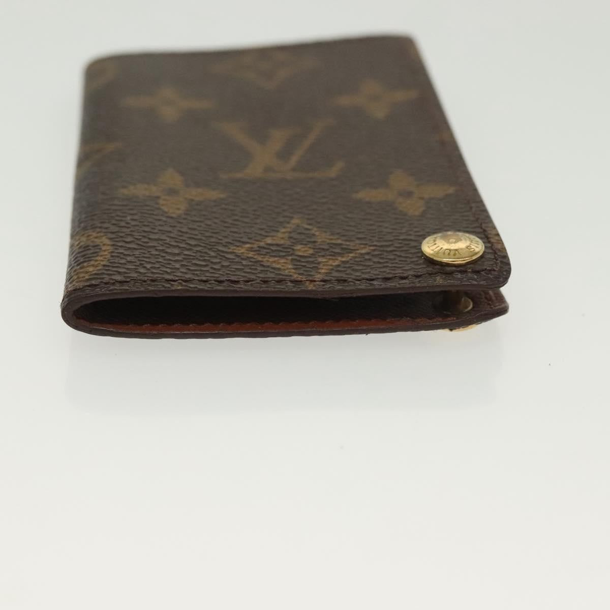 Louis Vuitton Louis Vuitton Porte Cartes Pression Card Case Monogram Canvas Brown Canvas Card Holders Accessory (Pre-Loved)