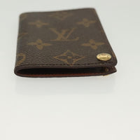 Louis Vuitton Louis Vuitton Porte Cartes Pression Card Case Monogram Canvas Brown Canvas Card Holders Accessory (Pre-Loved)